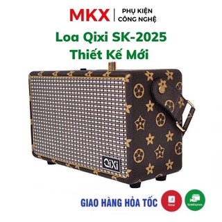 Loa bluetooth qixi sk2025 thiết kế mới , loa nghe nhạc bluetooh 5.0 , âm thanh vòm 360 , bass căng - bh 6 tháng 1 đổi 1