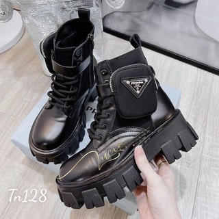 Boot pra cổ cao đế 5cm kèm túi Bôt nữ fullbox