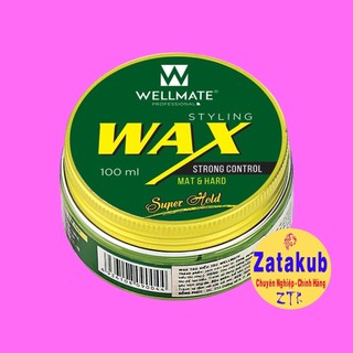 Wax tạo kiểu tóc nam Wellmate Styling Strong Control 100ml
