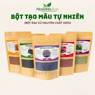 Bột Tạo Màu Thực Phẩm Tự Nhiên Sấy Lạnh Nguyên Chất - Bột Rau Củ Làm Bánh, Nấu Xôi - Huyền Hà Shop