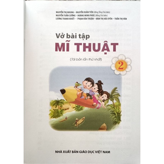 Vở bài tập Mĩ Thuật lớp 2 + Bút chì 2B