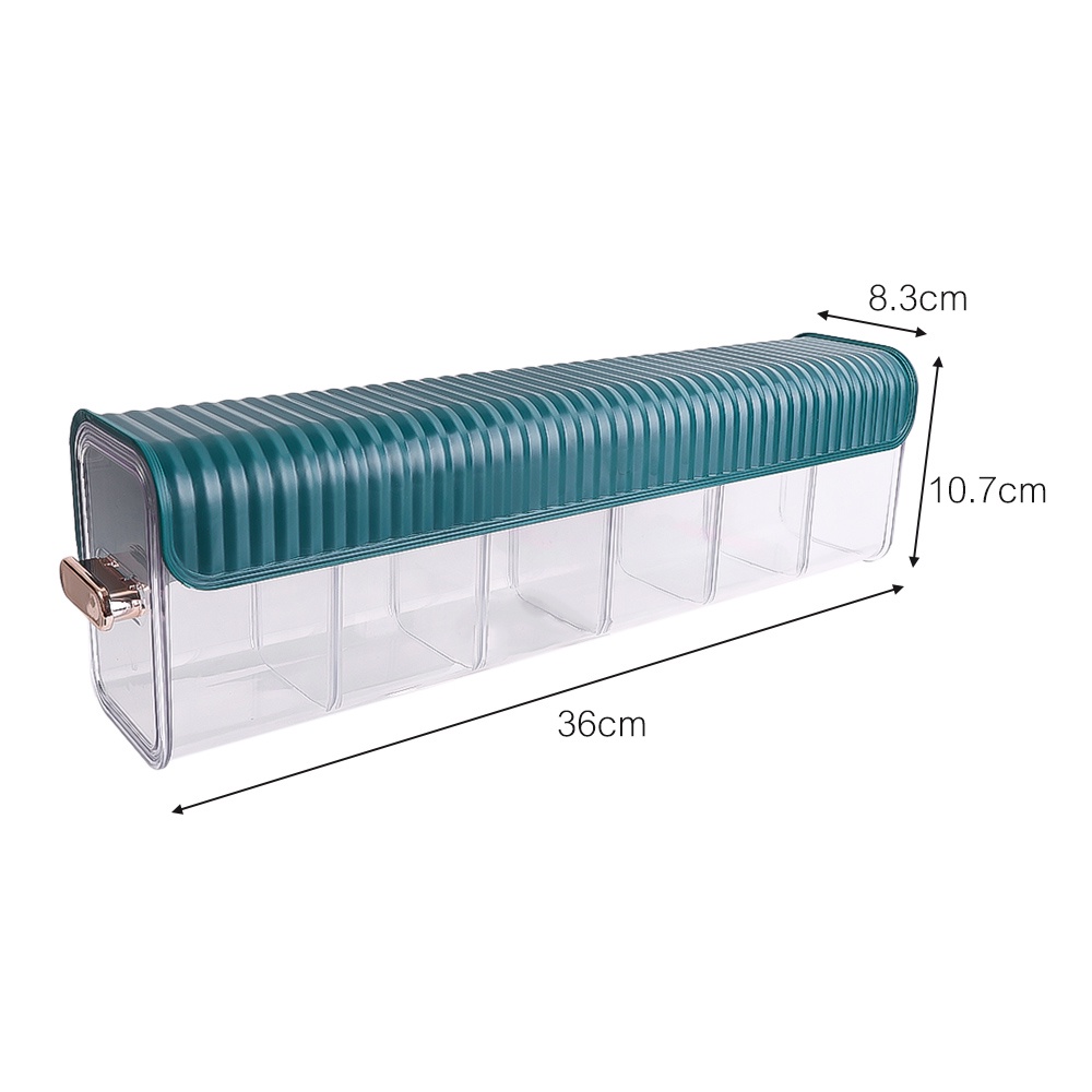Hộp Đựng Đồ Lót / Gia Vị Tự Dính Trong Suốt Có Thể Tháo Rời Đa Năng Cho Phòng Ngủ / Nhà Bếp