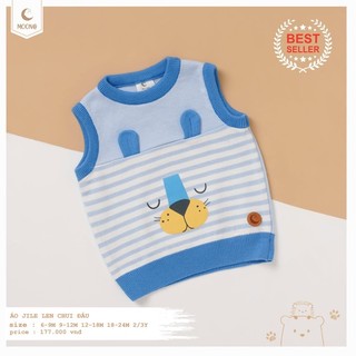 Áo len gile lông cừu moon
