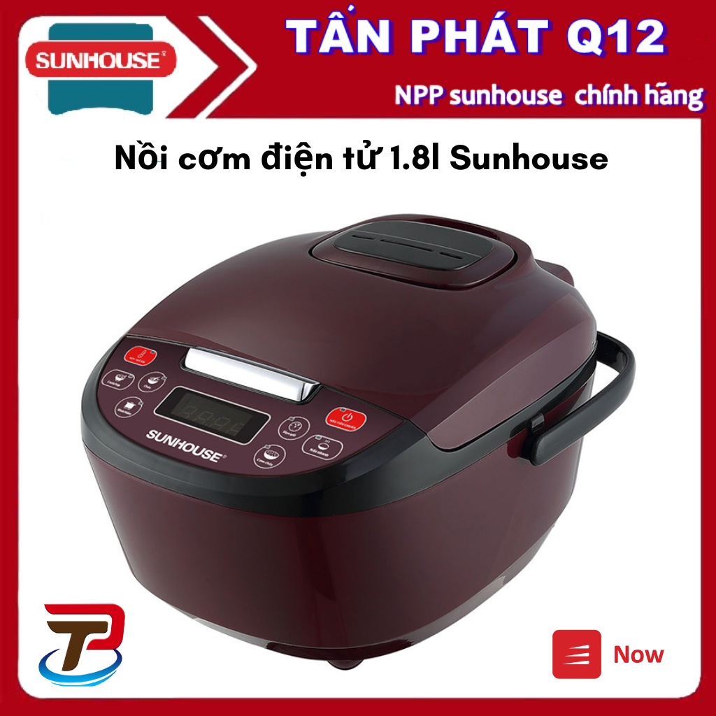 NỒI CƠM ĐIỆN TỪ SUNHOUSE SHD8909 ( CÓ HÌNH THẬT + VIDEO)