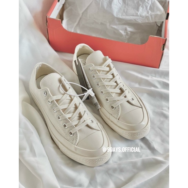 GIÀY CONVES CHUCK 70S LOW CREAM CANVAS LAI AU