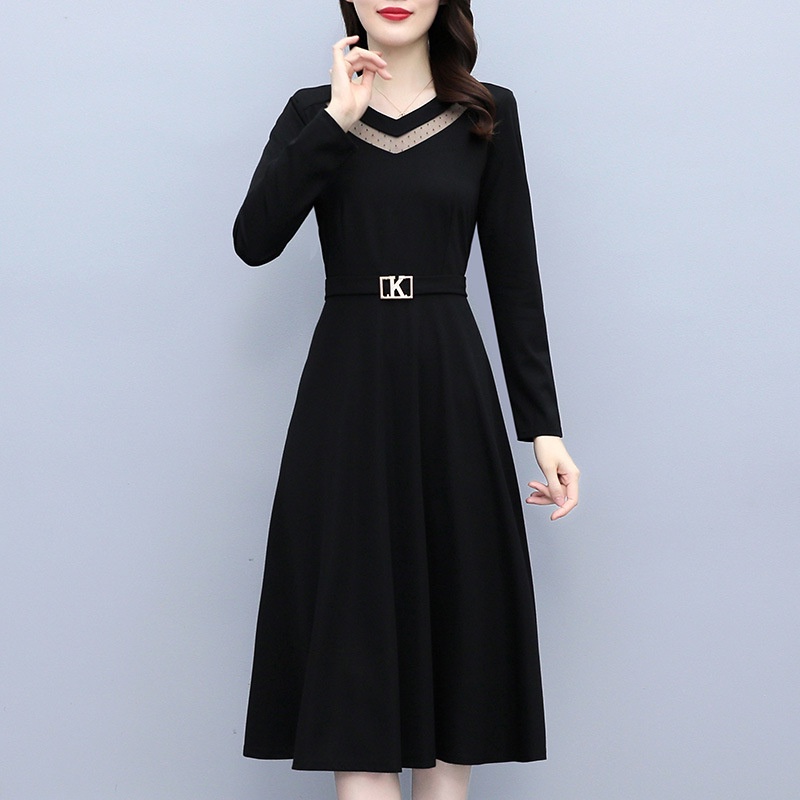 Đầm trung niên sang trong dự tiệc cho mẹ bigsize phong cách Hàn Quốc dáng suông cao cấp đẹp MD03 - WB WOMAN & BEAUTY