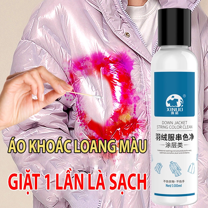 Thuốc Tẩy Vết Loang Màu Áo Khoác Xinuo - Chai 100ml