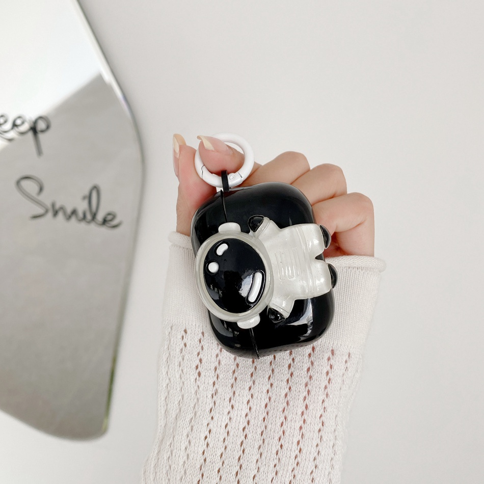 Vỏ Bảo Vệ Hộp Sạc Tai Nghe airpods pro 1 2 3rd 2 3 Bằng Silicon Họa Tiết Phi Hành Gia Dễ Thương