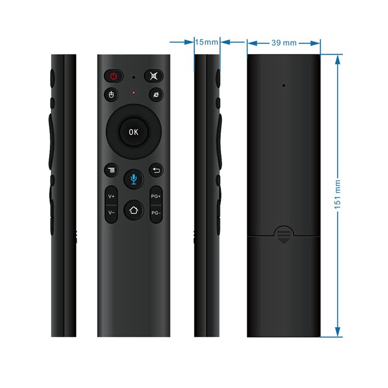 Chuột Không Dây Q5 + Điều Khiển Bằng Giọng Nói Bluetooth 2.4G Cho Smart TV Android Box IPTV