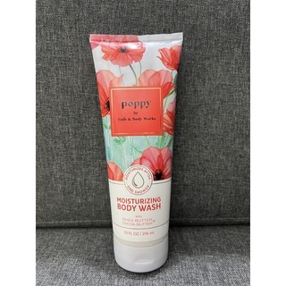 Bbw - kem tắm dưỡng ẩm toàn thân bath and body works poppy 295ml