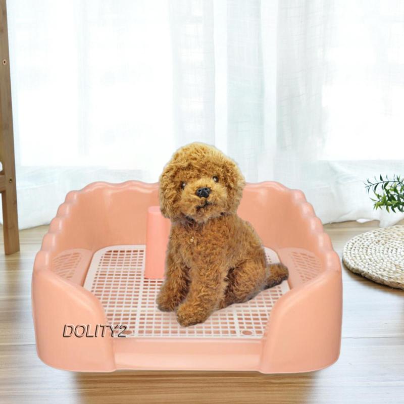 [Dolity2] Khay Đi Vệ Sinh Trong Nhà Cho Chó Nhỏ Và Vừa