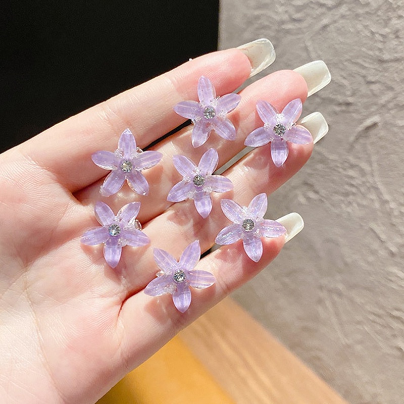 Kẹp Tóc Bện mini Hình Hoa Dễ Thương Cho Bé Gái jp5