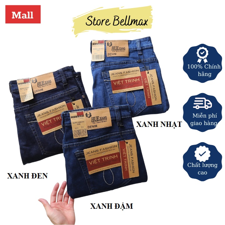 QUẦN JEAN NAM ỐNG SUÔNG CO GIÃN TRUNG NIÊN