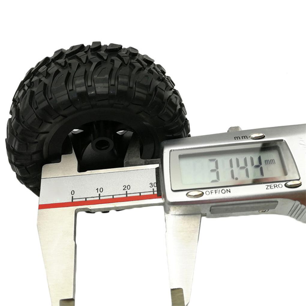 Set 4 Bánh Xe Thay Thế Cho Xe Đồ Chơi Điều Khiển Từ Xa WPL B14 C24 Truck RC 1 / 16