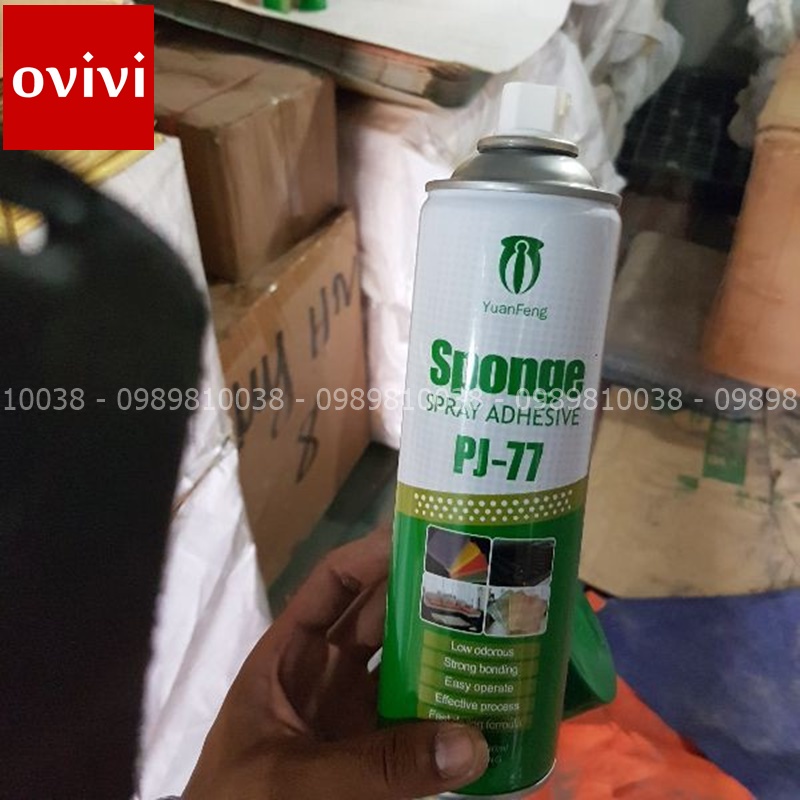 Keo Dán Xốp Dán Tường Chuyên Dụng - Keo Dán Đa Năng Siêu Bám Dính Keo dán mút, xốp - Dạng Xịt 600ML