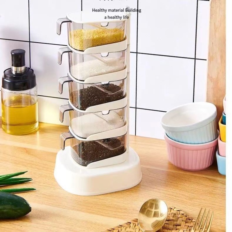 Hộp Đựng Gia Vị Đa Chức Năng Tiện Dụng Cho Nhà Bếp