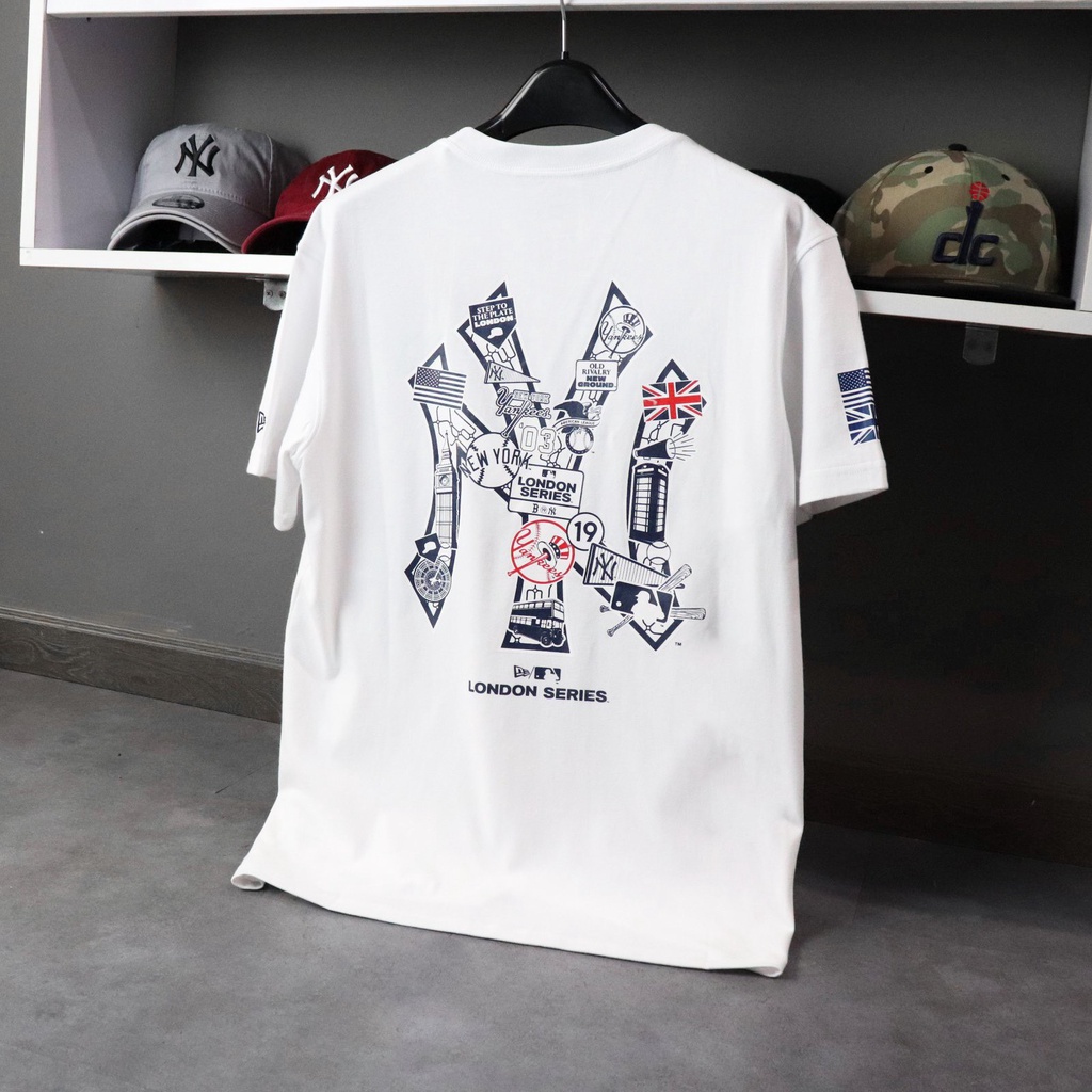 Áo Thun New Era - London series *Trắng* - Code: 12142478