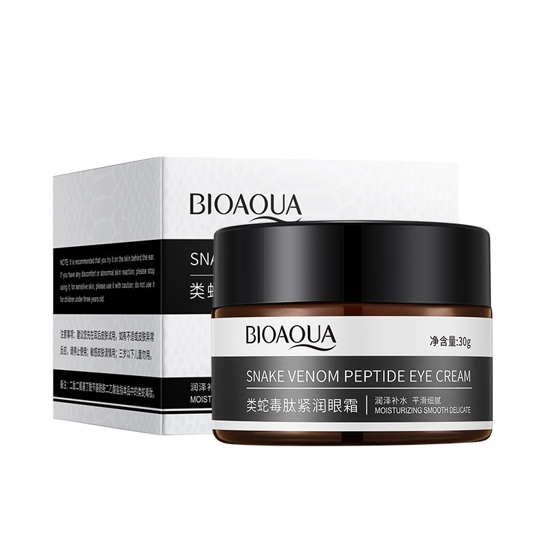 Kem Dưỡng Mắt Bioaqua Kem Mờ Thâm Mắt Tinh Chất Nọc Rắn Giảm Nếp Nhăn Bọng Mắt Luxuka BA09