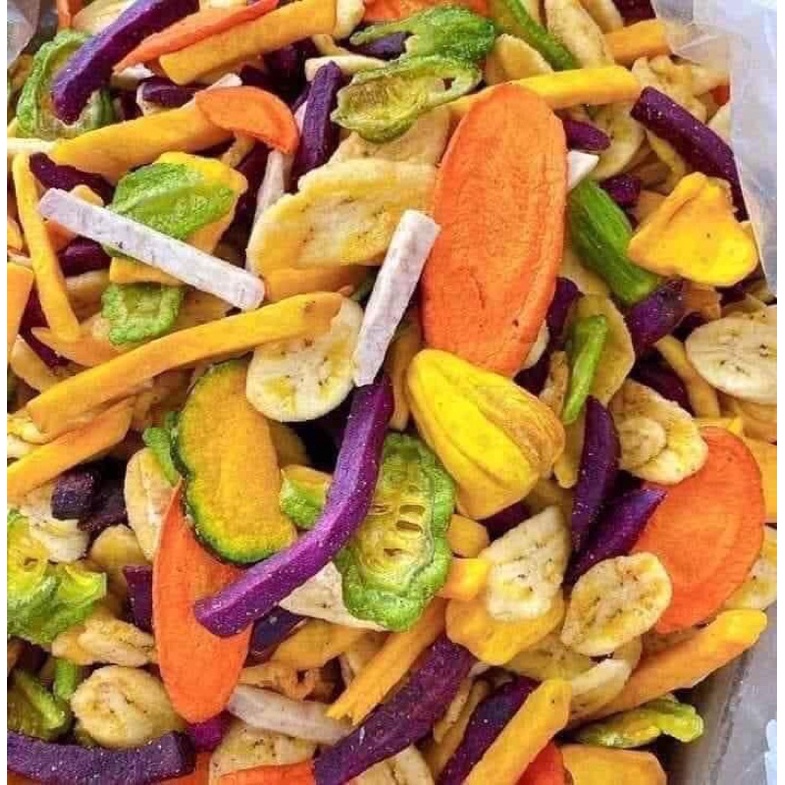 Trái Cây Sấy Thập Cẩm Loại 1 500g không đường, giòn tan