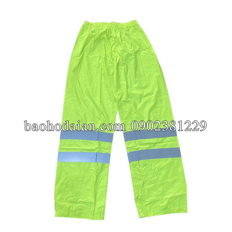 Áo mưa bộ phản quang xanh chuối Deltaplus EN400 LV