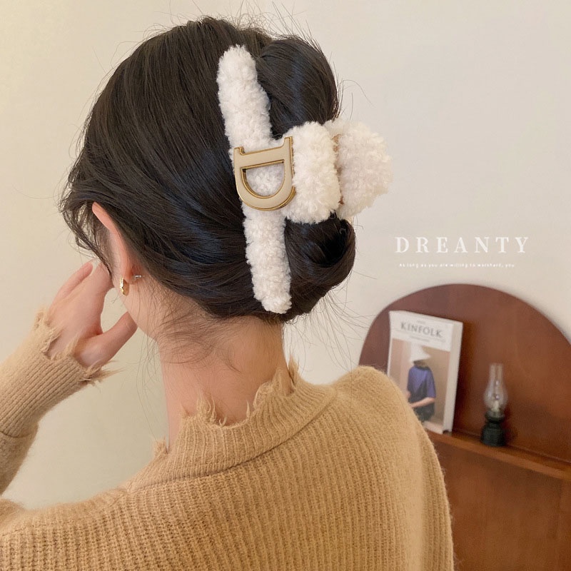 Kẹp Tóc Hình Cá Mập Phong Cách Hàn Quốc Đơn Giản Thời Trang Thu Đông Mới Dành Cho Nữ