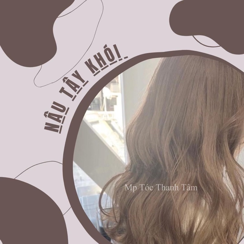 Thuốc nhuộm tóc Nâu Tây Khói - Không Cần Tẩy, Lên Từ Nền Đen Và Nâu + Tặng Kèm Oxy Trợ Dưỡng