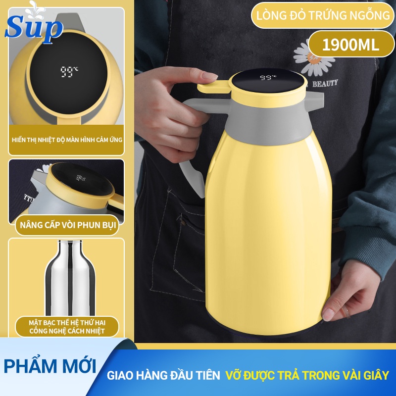 1900ML Bình Nước Giữ Nhiệt Thông Minh Dung Tích Lớn | BigBuy360 - bigbuy360.vn