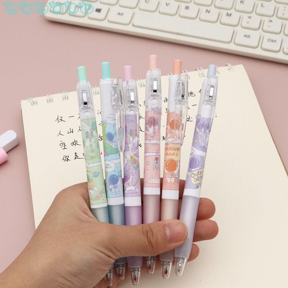Set 6 Bút Mực Gel Họa Tiết Hoạt Hình Dễ Thương
