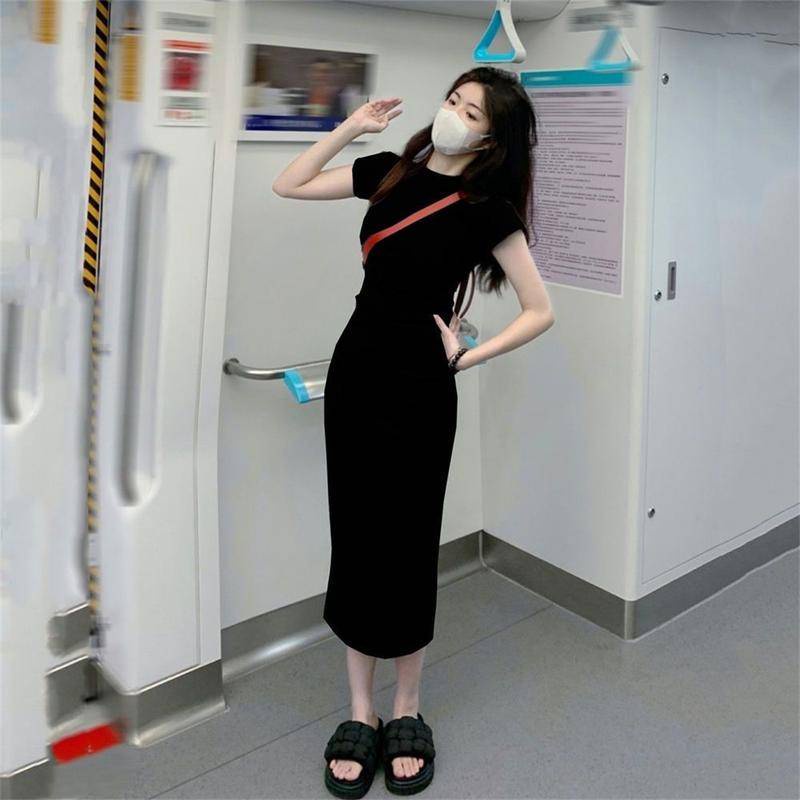 Chân Váy Dài Qua Gối Dáng Ôm Phong Cách Phương Tây Thời Trang Cho Nữ