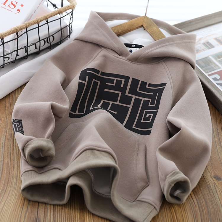 Áo nỉ có mũ bé trai gái áo hoodie cho trẻ em từ 6-65KG size đại LOGO