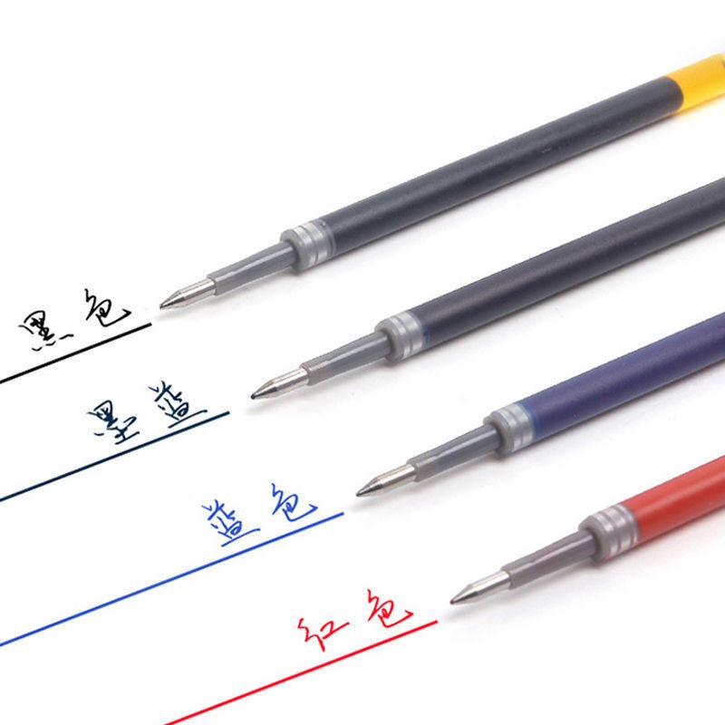 Ngòi bút mực gel đen xanh đỏ 11cm dành cho bút gel bấm ngòi 0.5mm mực đen khô nhanh văn phòng phẩm VP12
