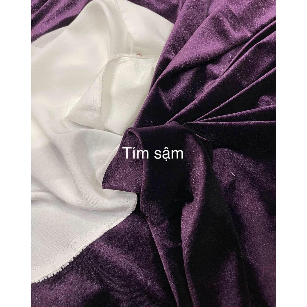 Vải Nhung  Cao Cấp HQ Hàng 7 Biên Sịn