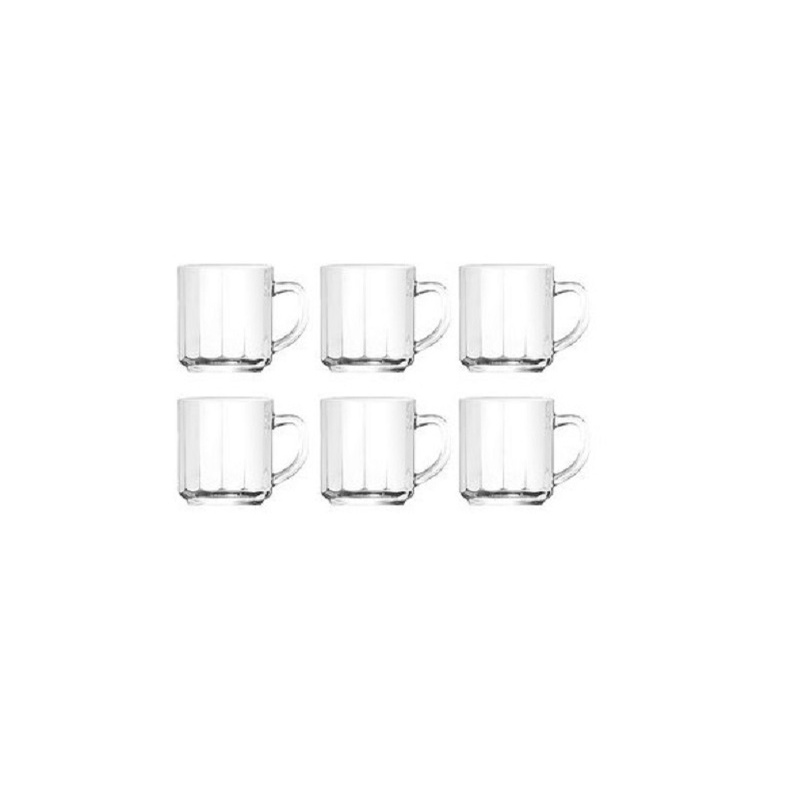 Tách Trà Sọc Có Quai Tea Cup 295ml | Thủy Tinh Cao Cấp , Nhập Khẩu Thái Lan ( GIÁ BÁN 1 CÁI)