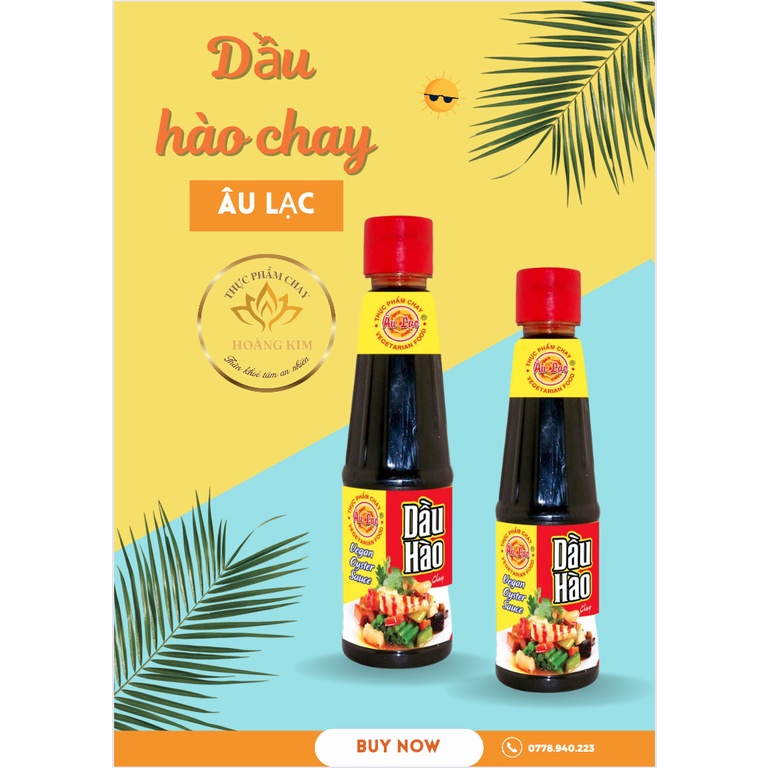[250ml] Dầu hào chay, thực phẩm chay Âu Lạc