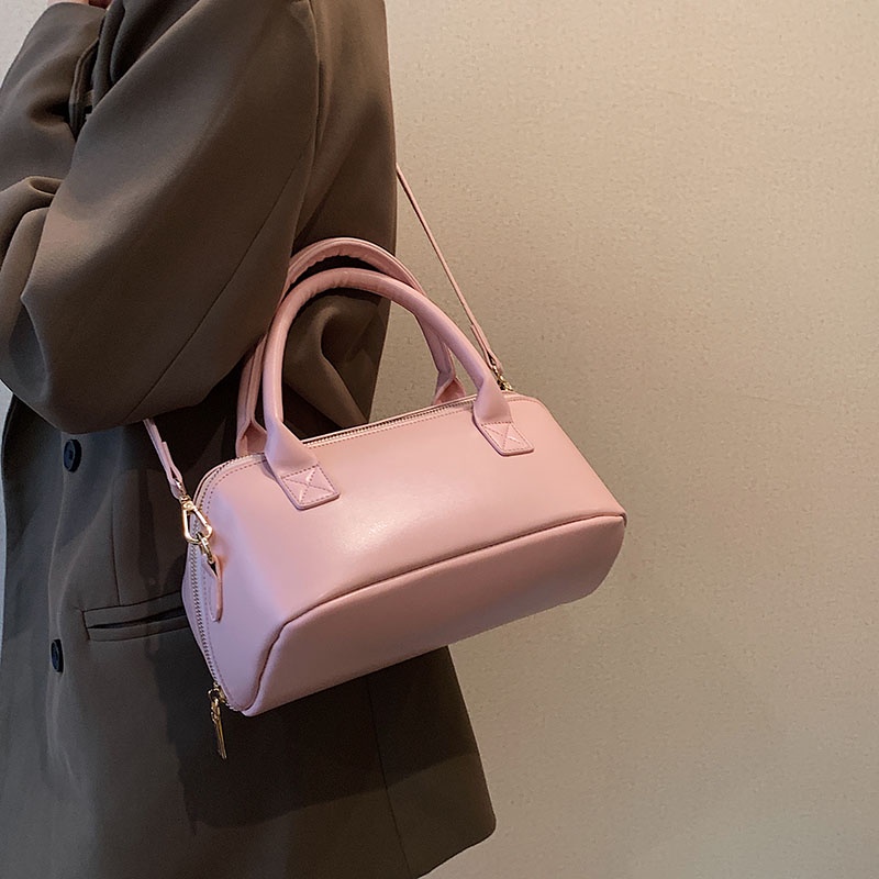 Túi Đeo Chéo Ba Chiều Màu Trơn Cá Tính Cho Nữ