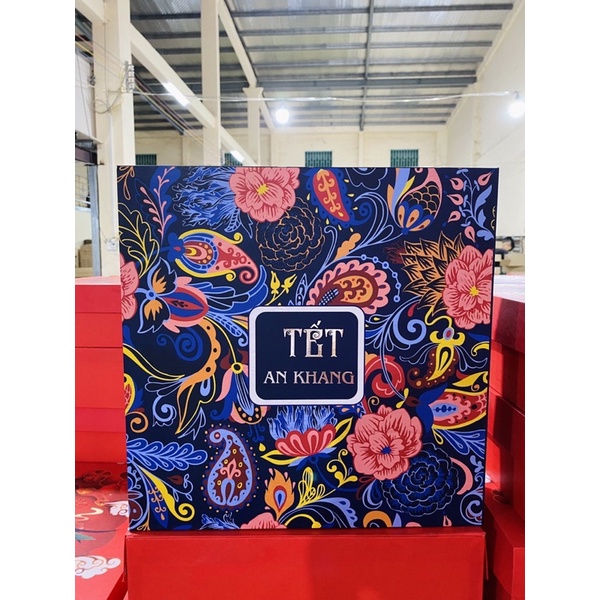 HỘP ĐỰNG QUÀ TẾT AN KHANG (hộp + túi) 0702045913
