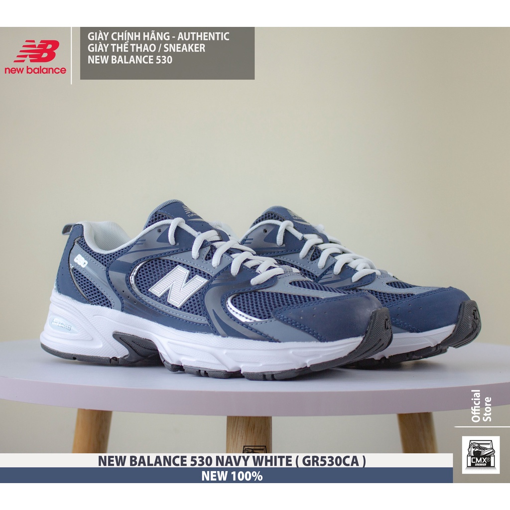 😘  Giày New Balance 530 NAVY WHITE  - AUTHENTIC 100%
