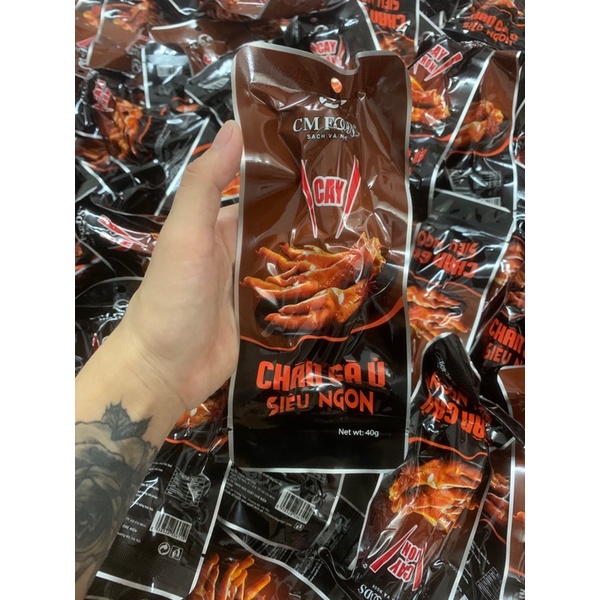 Combo 15 chân Gà ủ cị  CM Food [ Chân gà ủ vị CM FOOD ] 45Gram siêu to