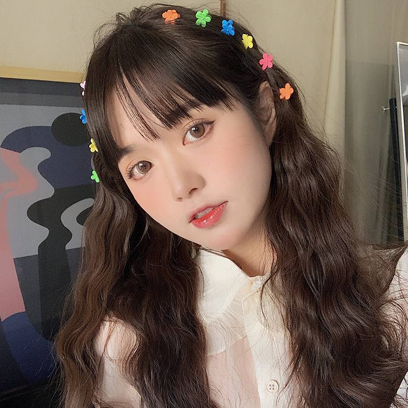 Kẹp tóc càng cua hình hoa mini xinh xắn