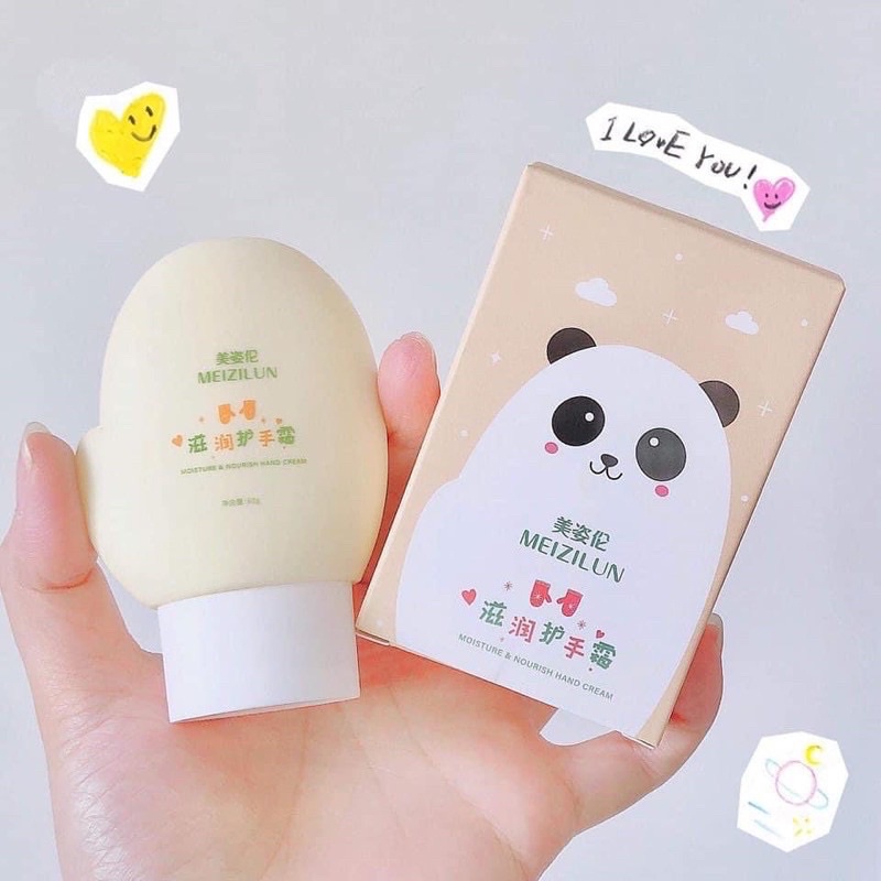 Kem dưỡng da tay mềm mịn Meizilun gấu trúc 60ML