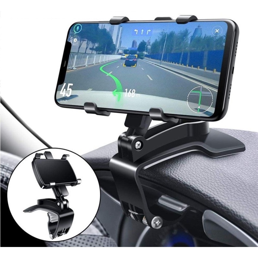 Giá Đỡ Điện Thoại Xoay 360 Độ Gắn Kính Chiếu Hậu Xe Ô Tô