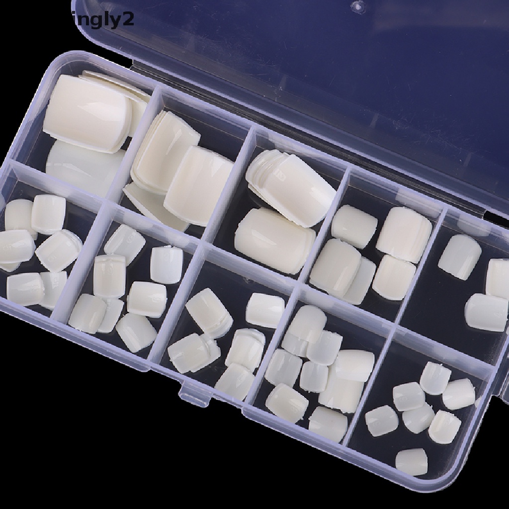 Set 100 Móng Chân Giả Trang Trí Nghệ Thuật