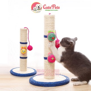 Trụ cào móng cho mèo quấn dây thừng - Cutepets