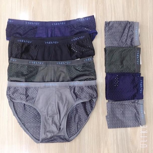Hộp 5 Quần Lót Nam Chéo Thông Hơi Xuất Nhật Siêu Chất