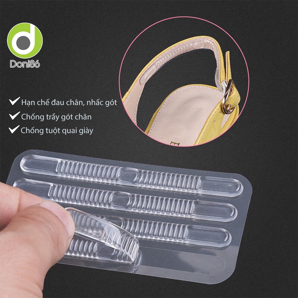 Miếng dán silicone, mút EVA giảm đau, chống trầy khi mang cao gót, sandal - Doni - DOPK282