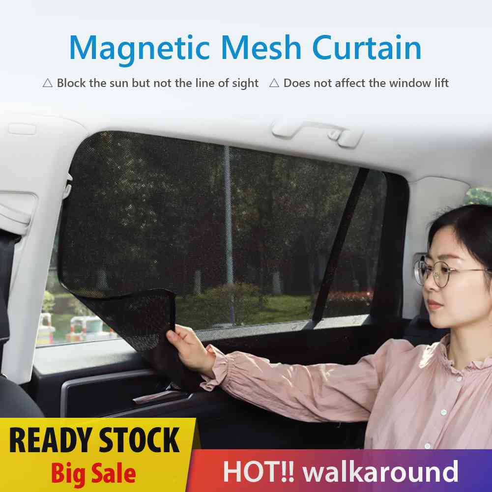Rèm Lưới Nam Châm Che Nắng Chống Tia UV Cho Cửa Sổ Xe Hơi