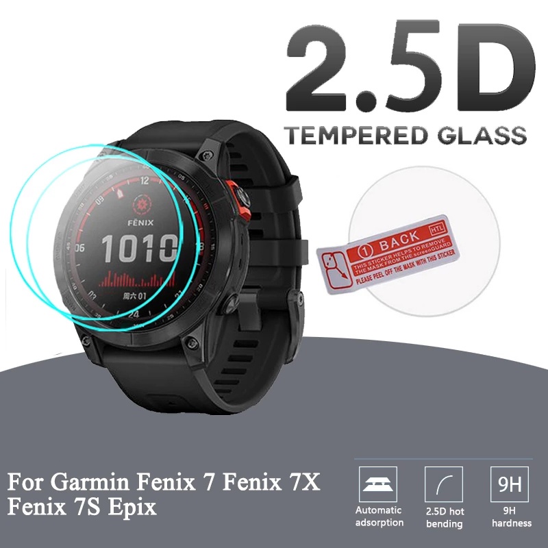 Kính Cường Lực Trong Suốt HD Bảo Vệ Toàn Màn Hình Chống Trầy Chống Nổ Cho Garmin Fenix7 7S 7X