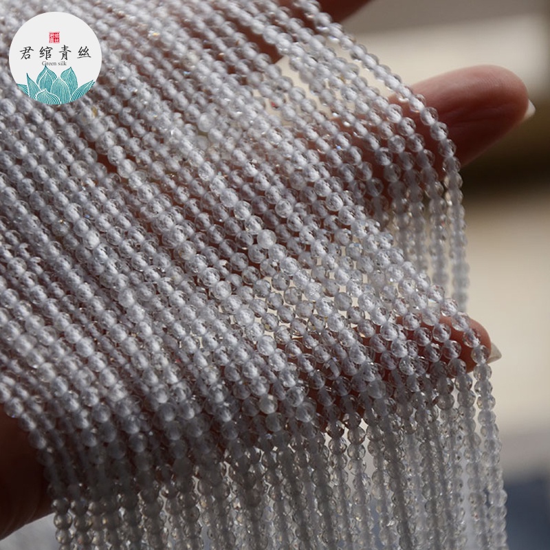 Chuỗi Hạt Đá Topaz Trắng Tự Nhiên Unoptimized Làm Vòng Tay diy