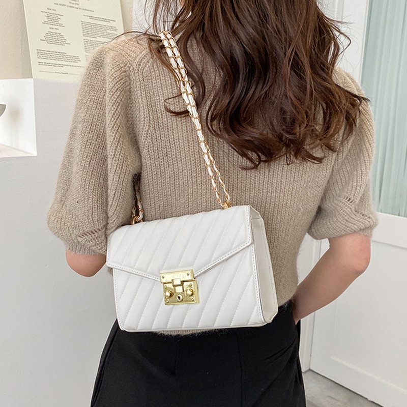 Túi Đeo Chéo Có Khóa Phong Cách Hàn Quốc Cho Nữ