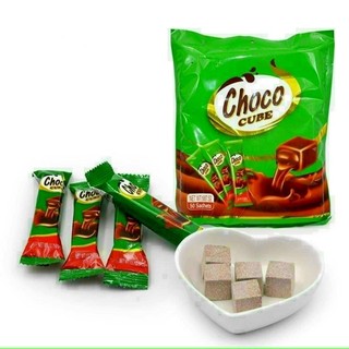 Bịch 50 thanh kẹo choco cube -250viên